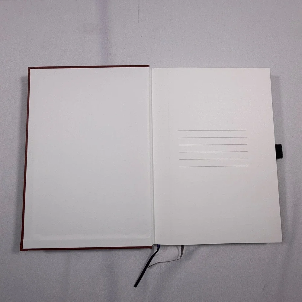 Nobu Del Coronado JournalBooks Brown Faux Leather Lined Notebook Pen Loop